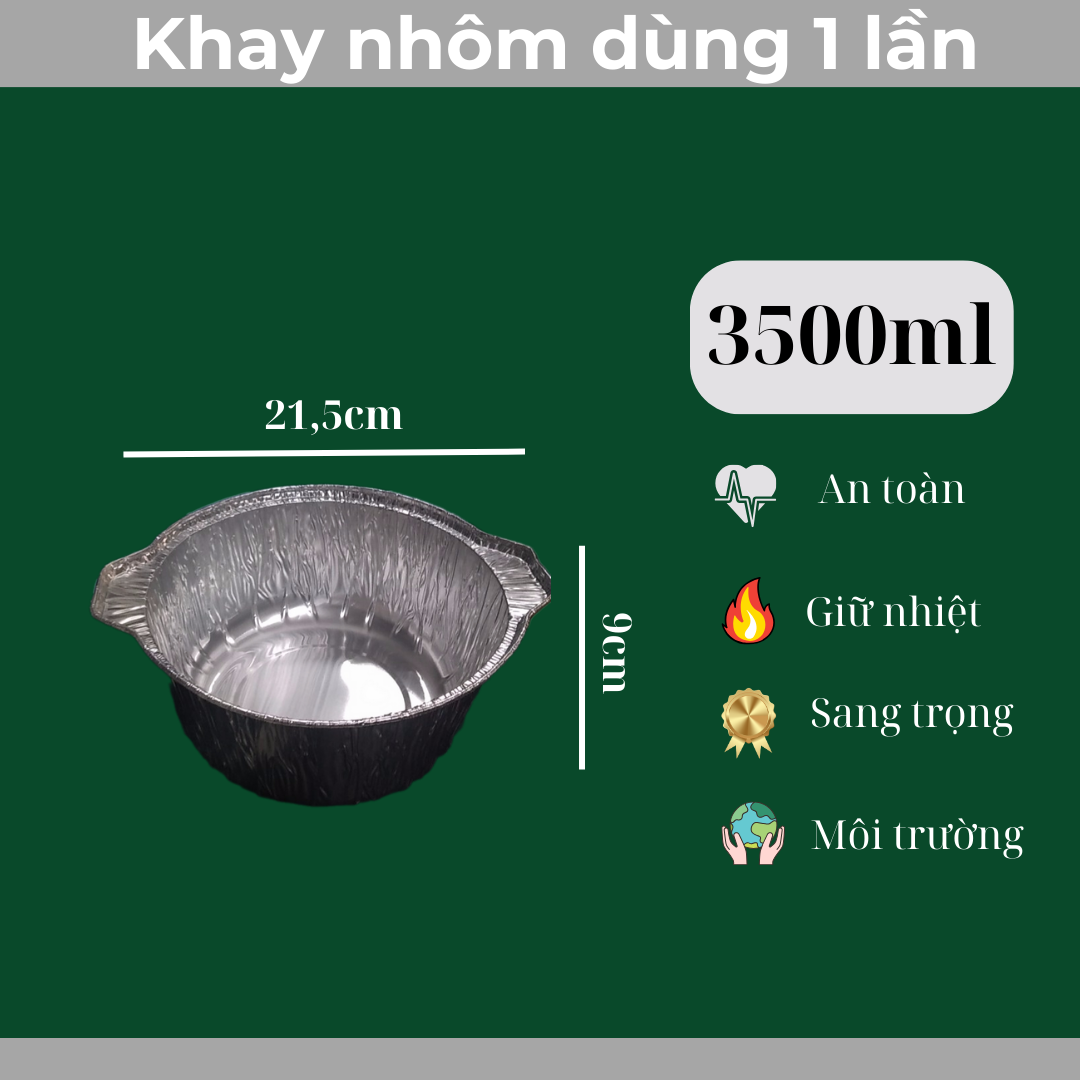 Nồi nhôm 3500ml 