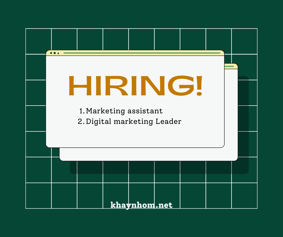 Thông tin tuyển dụng tháng 5/2025: Nhân viên Marketing