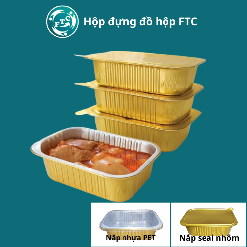 Hộp nhôm đựng đồ hộp cực chất