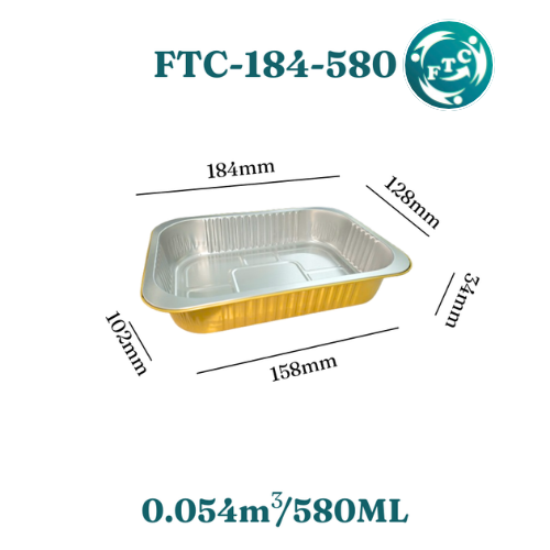Hộp đựng đồ hộp 580ml đựng đồ ăn chín, cấp đông,…