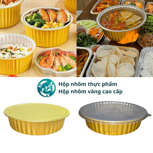 Hộp nhôm vàng cao cấp nhiều size