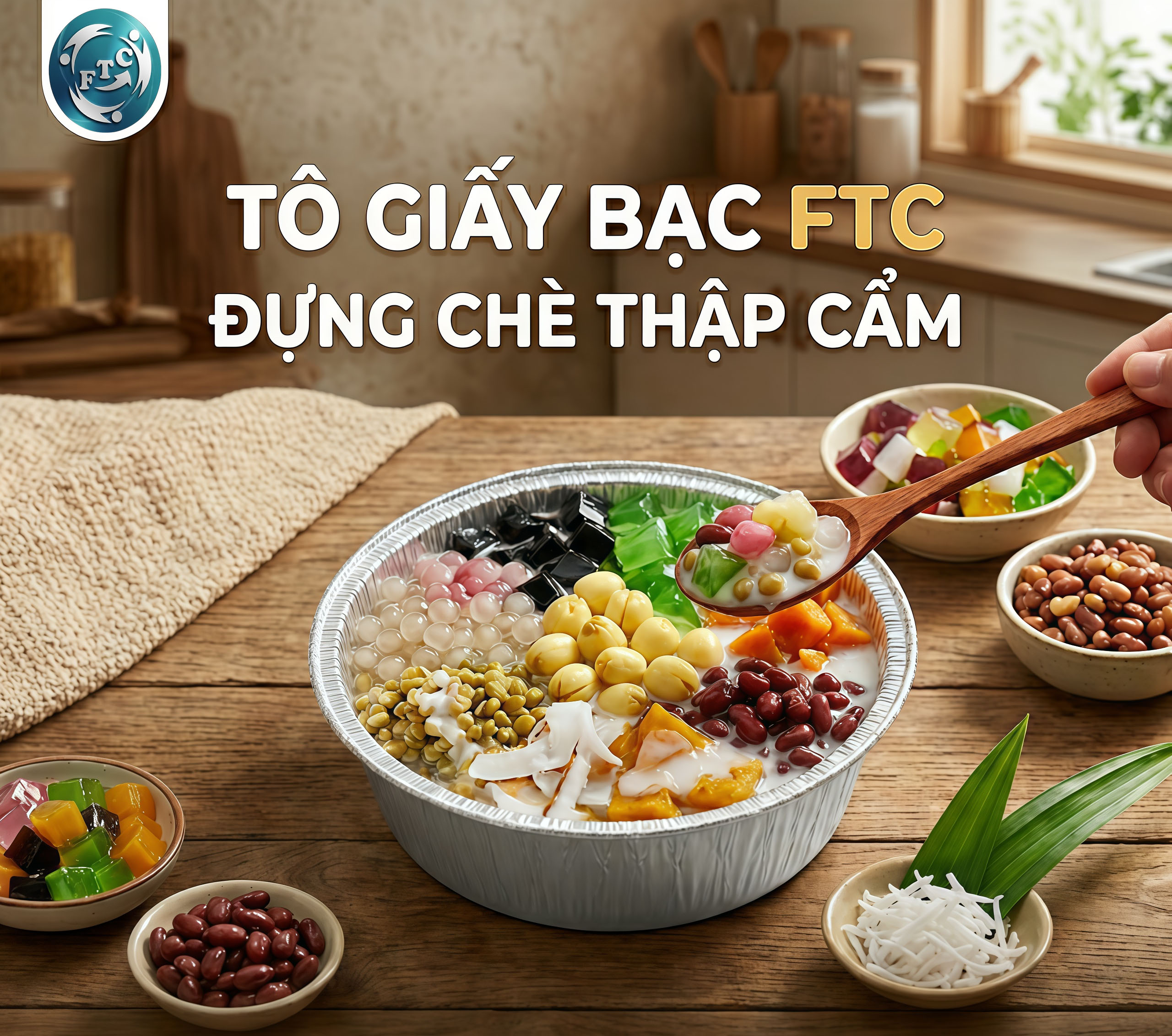 Tô giấy bạc đựng chè