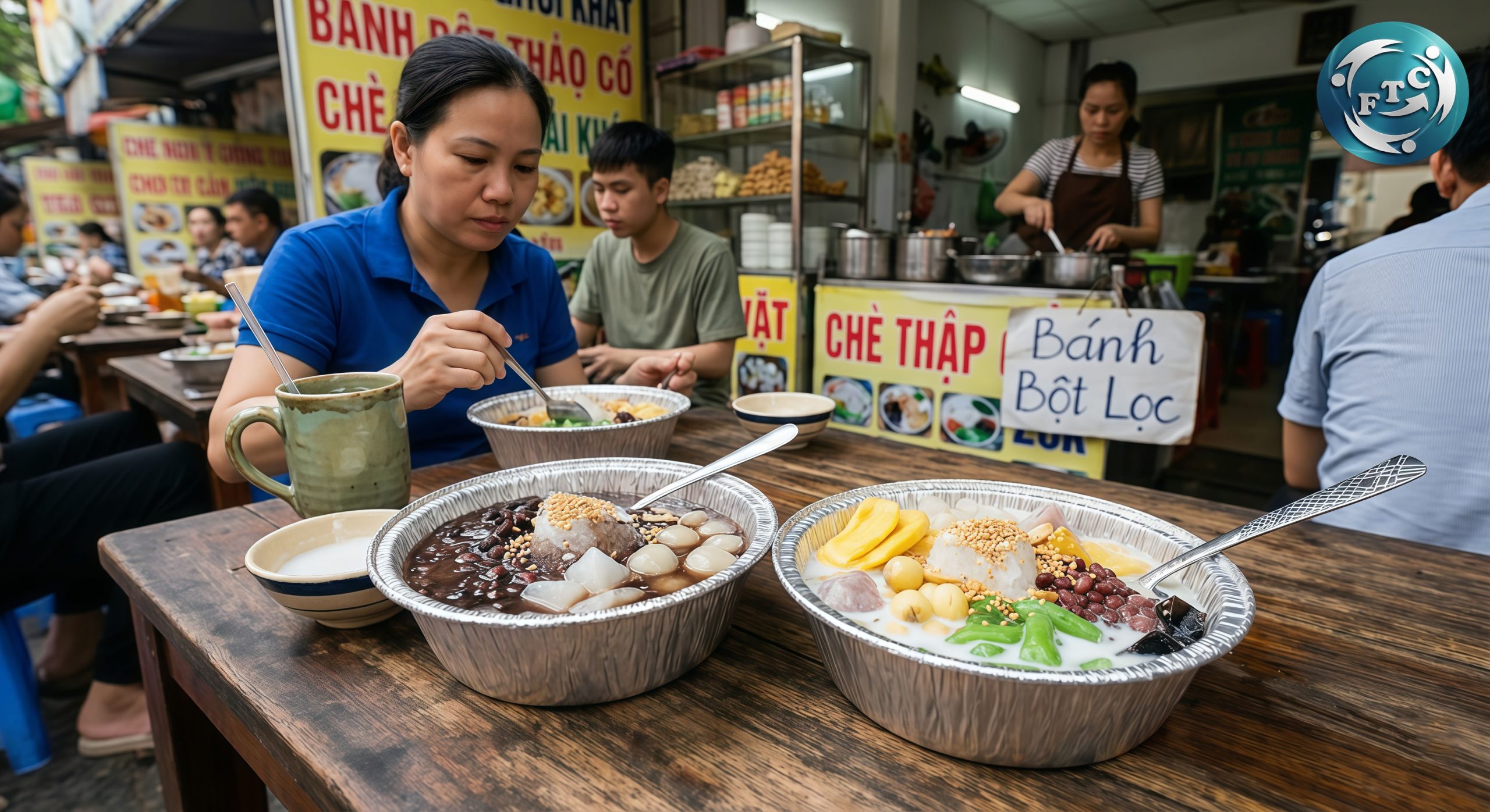 Tô giấy bạc đựng chè