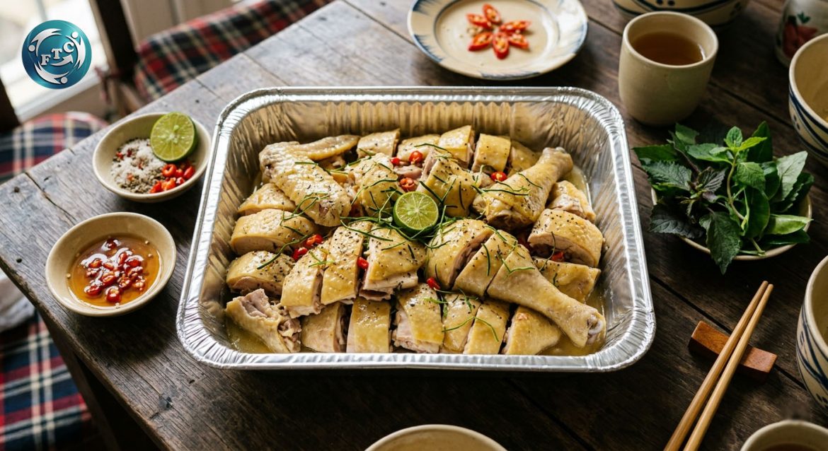 Khay Nhôm Đựng Gà Luộc