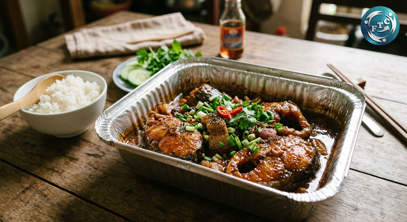 Hộp nhôm đựng cá kho