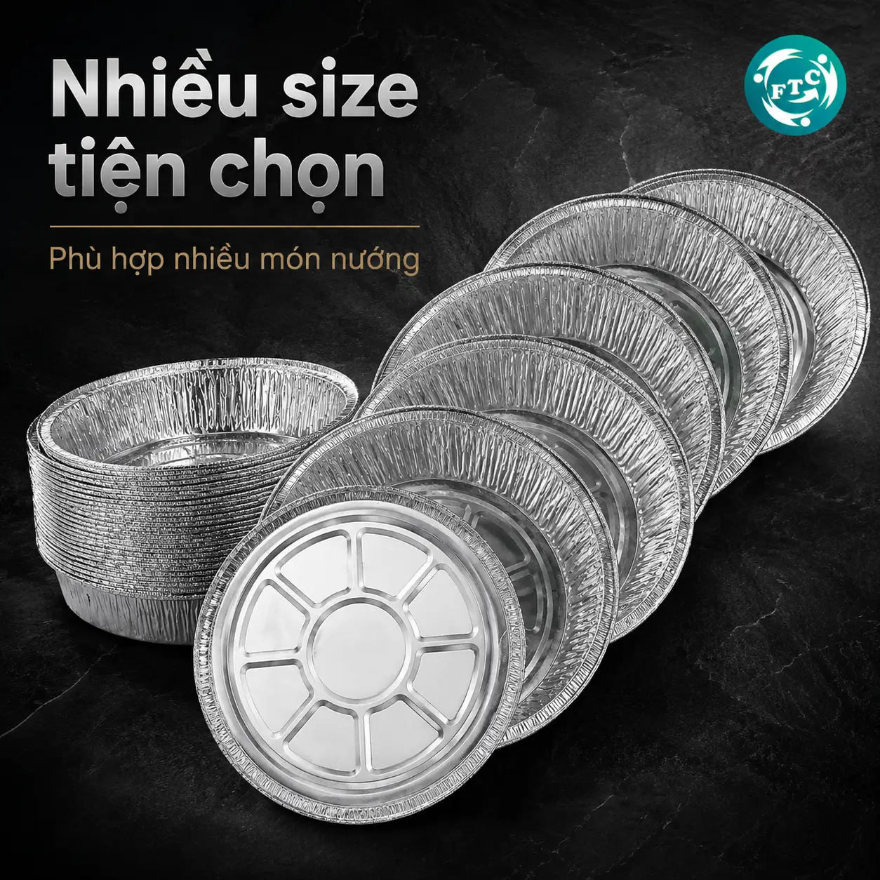 Khay nhôm cho lò nướng là giải pháp tiện lợi cho việc nấu nướng