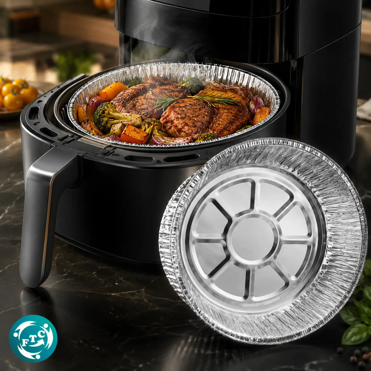 Khay nhôm cho lò nướng hỗ trợ chuẩn bị món ăn nhanh chóng