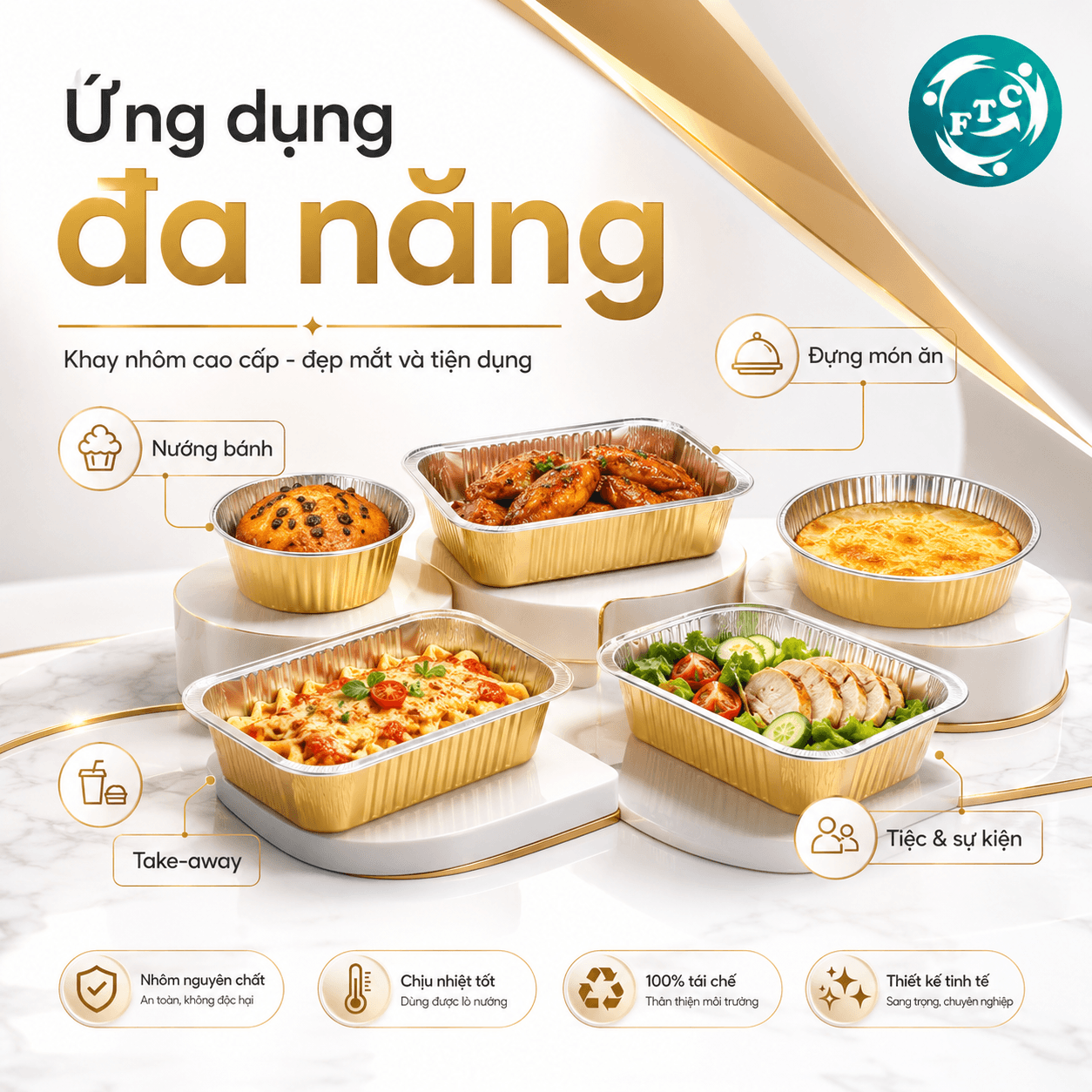 Giải pháp bao bì được nhiều đơn vị kinh doanh thực phẩm lựa chọn