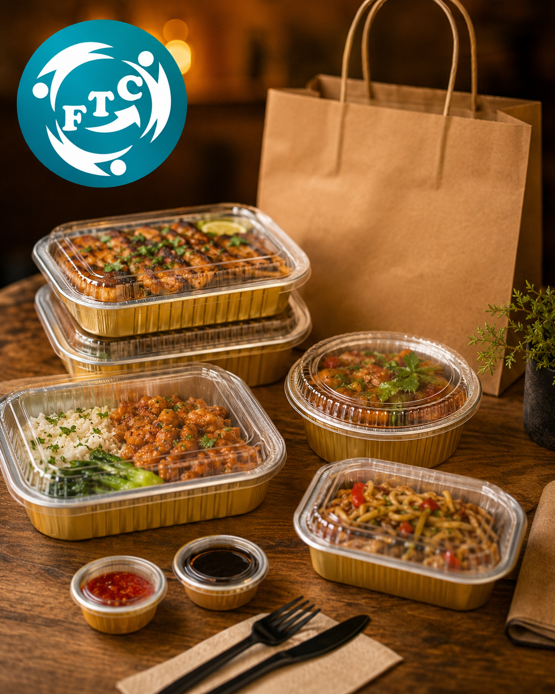 Hộp nhôm đựng thức ăn mang đi được nhiều doanh nghiệp lựa chọn.
