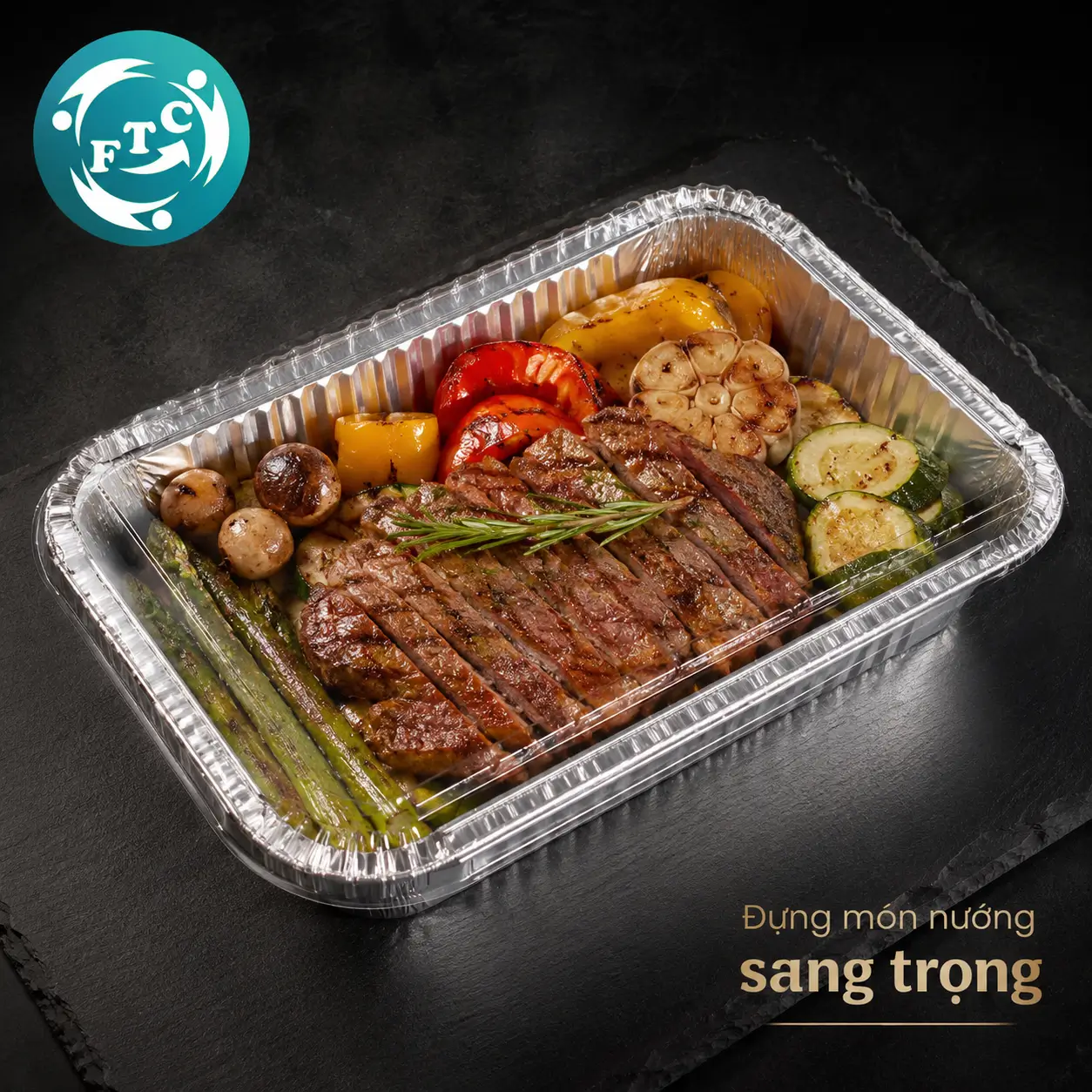 Hộp đựng món nướng giữ nóng lâu được nhiều cơ sở F&B lựa chọn