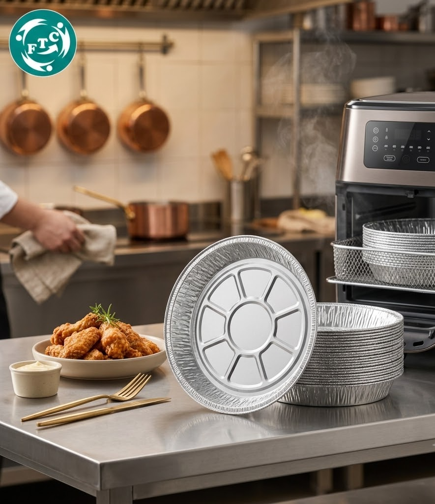 Khay nhôm lót nồi chiên không dầu tiện dụng