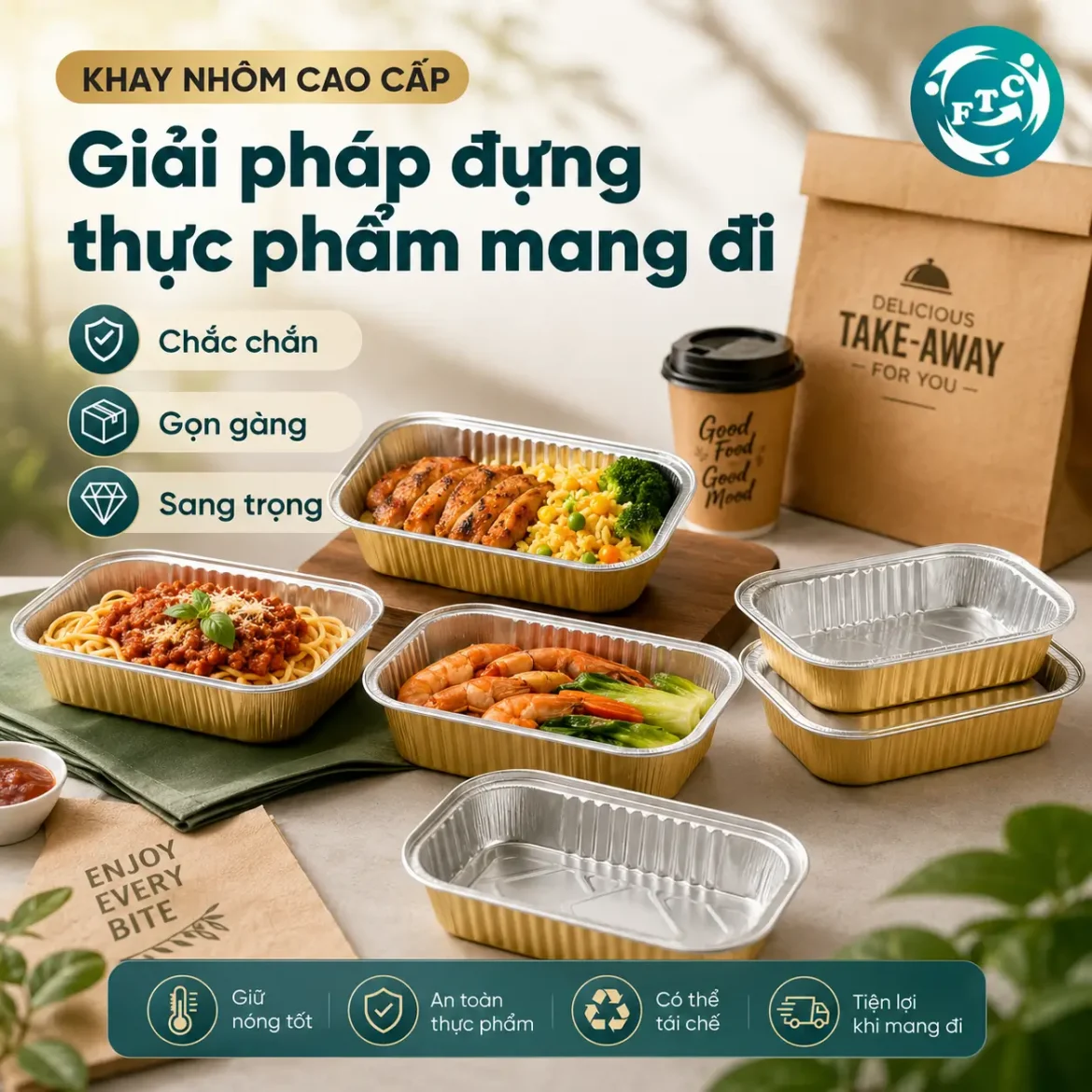Khay nhôm cao cấp
