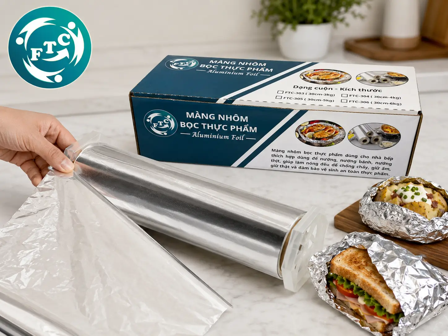 Giấy bạc bọc thực phẩm mang đến giải pháp linh hoạt cho nhiều phong cách nấu nướng khác nhau