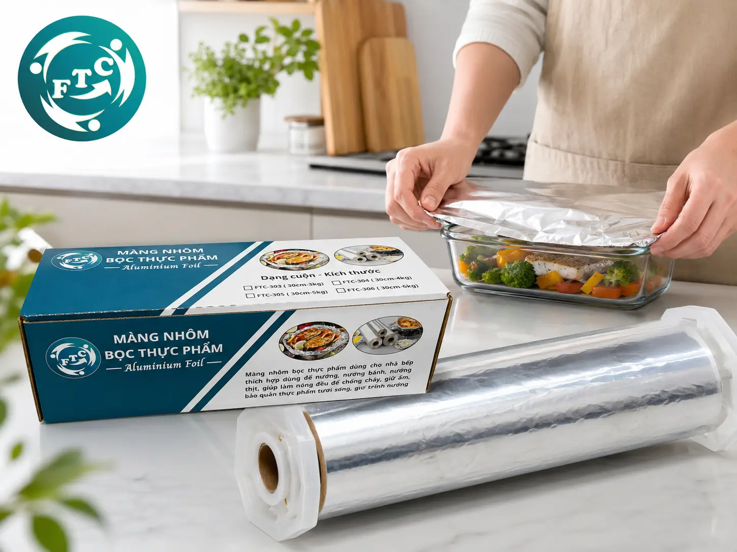 Từ căn bếp gia đình đến bếp nhà hàng, giấy bạc bọc thực phẩm luôn là vật dụng không thể thiếu