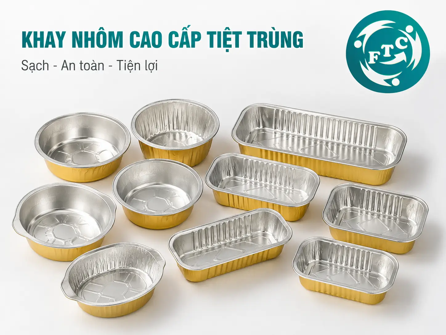 Lựa chọn khay nhôm cao cấp tiệt trùng để nâng cao giá trị sản phẩm và trải nghiệm của khách hàng