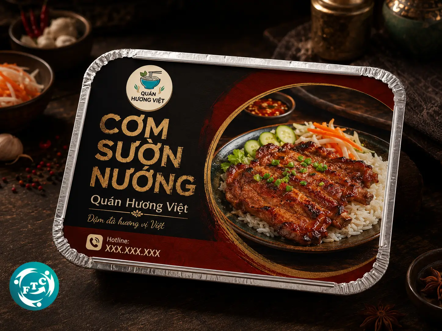 Khay nhôm in nắp bìa là giải pháp bao bì được nhiều thương hiệu F&B lựa chọn để tăng độ nhận diện