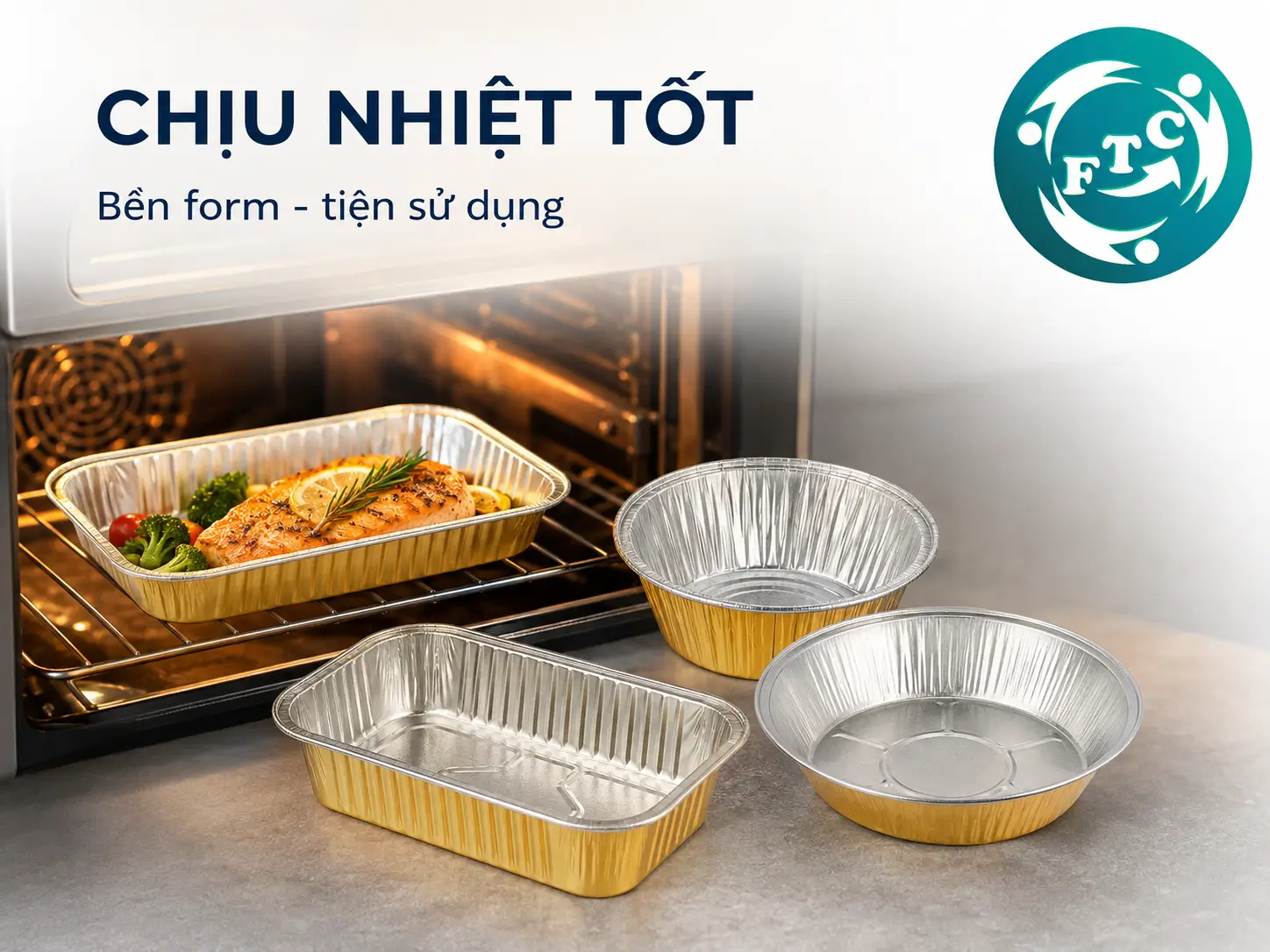 Khay nhôm cao cấp tiệt trùng là lựa chọn được nhiều doanh nghiệp F&B tin dùng
