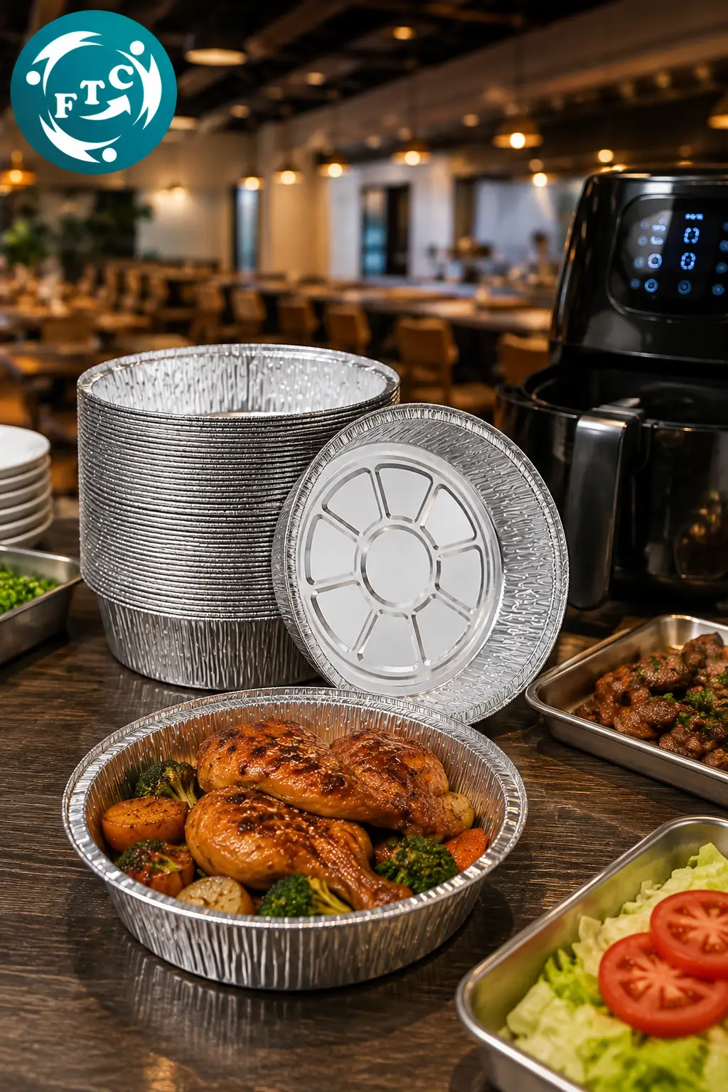 Giữ lòng nồi chiên sạch hơn sau mỗi lần sử dụng với khay lót nồi chiên không dầu cho nhà hàng