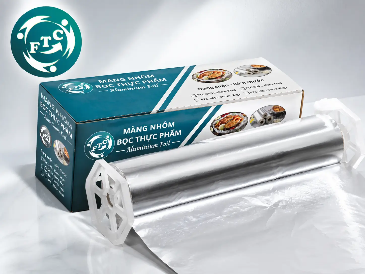 Các cuộn giấy bạc được đóng gói cẩn thận, thuận tiện vận chuyển đến khách hàng trên toàn quốc